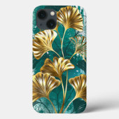 Bijkantoor met Golden Leaves Ginko Biloba Case-Mate iPhone Case (Achterkant)
