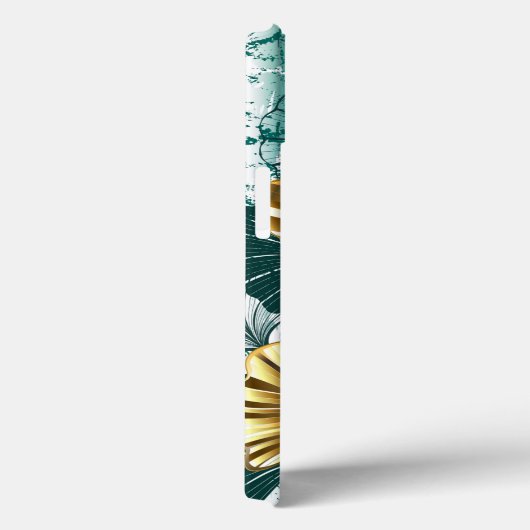 Bijkantoor met Golden Leaves Ginko Biloba Case-Mate iPhone Case (Achterkant / Rechts)