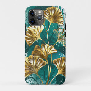 Bijkantoor met Golden Leaves Ginko Biloba Case-Mate iPhone Case