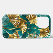 Bijkantoor met Golden Leaves Ginko Biloba Case-Mate iPhone Case (Achterkant (horizontaal))