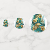 Bijkantoor met Golden Leaves Ginko Biloba Confetti (Voorkanten)