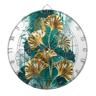 Bijkantoor met Golden Leaves Ginko Biloba Dartbord