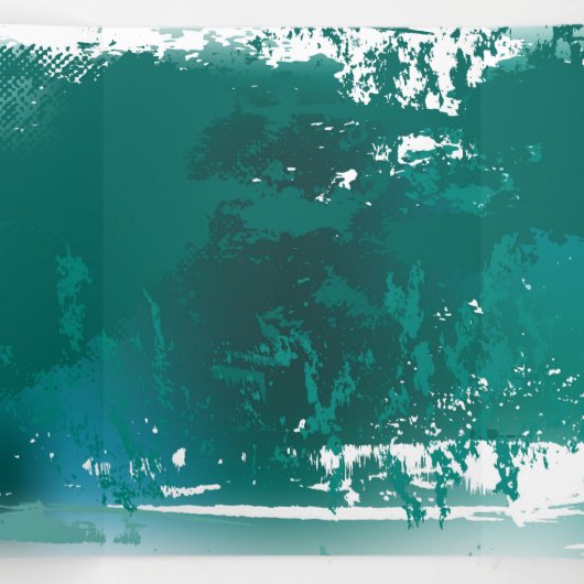 Bijkantoor met Golden Leaves Ginko Biloba Drieluik Wenskaart (Binnenkant midden)