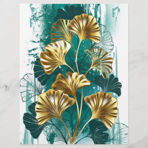 Bijkantoor met Golden Leaves Ginko Biloba Flyer