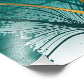 Bijkantoor met Golden Leaves Ginko Biloba Foto Afdruk (Hoek)