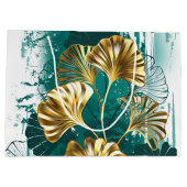 Bijkantoor met Golden Leaves Ginko Biloba Groot Cadeauzakje (Achterkant)