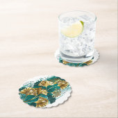 Bijkantoor met Golden Leaves Ginko Biloba Kartonnen Onderzetters (Insitu)