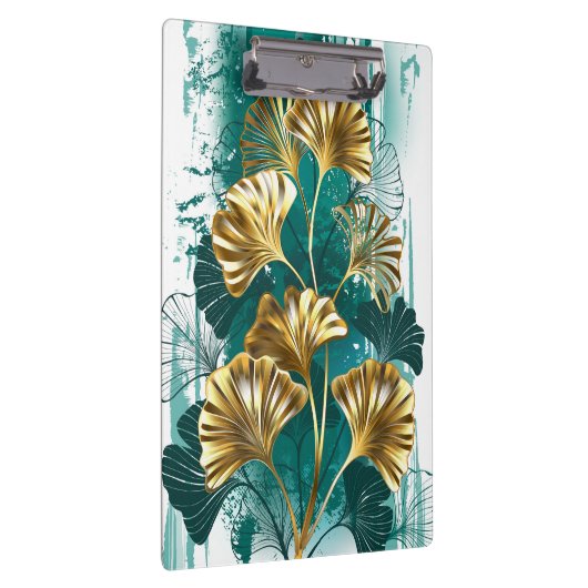 Bijkantoor met Golden Leaves Ginko Biloba Klembord (Rechts)