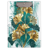 Bijkantoor met Golden Leaves Ginko Biloba Klembord (Voorkant)