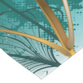 Bijkantoor met Golden Leaves Ginko Biloba Korte Tafelloper (Hoek)