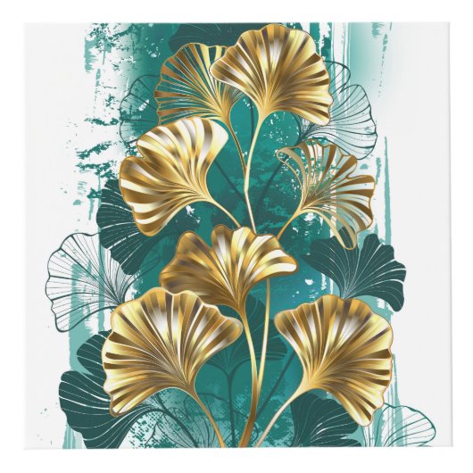 Bijkantoor met Golden Leaves Ginko Biloba Kubus (Rechts)