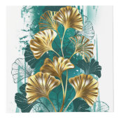 Bijkantoor met Golden Leaves Ginko Biloba Kubus (Voorkant)