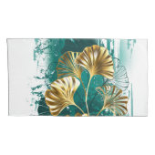 Bijkantoor met Golden Leaves Ginko Biloba Kussensloop (Achterkant-Rechts)