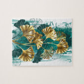 Bijkantoor met Golden Leaves Ginko Biloba Legpuzzel (Horizontaal)