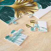 Bijkantoor met Golden Leaves Ginko Biloba Legpuzzel (Zijkant)