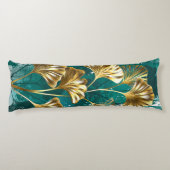Bijkantoor met Golden Leaves Ginko Biloba Lichaamskussen (Achterkant)