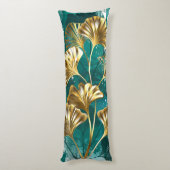 Bijkantoor met Golden Leaves Ginko Biloba Lichaamskussen (Achterkant (Verticaal))