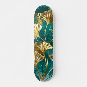Bijkantoor met Golden Leaves Ginko Biloba Persoonlijk Skateboard