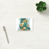 Bijkantoor met Golden Leaves Ginko Biloba Post-it® Notes (Kantoor)