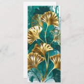 Bijkantoor met Golden Leaves Ginko Biloba Programmakaart (Voorkant / Achterkant)