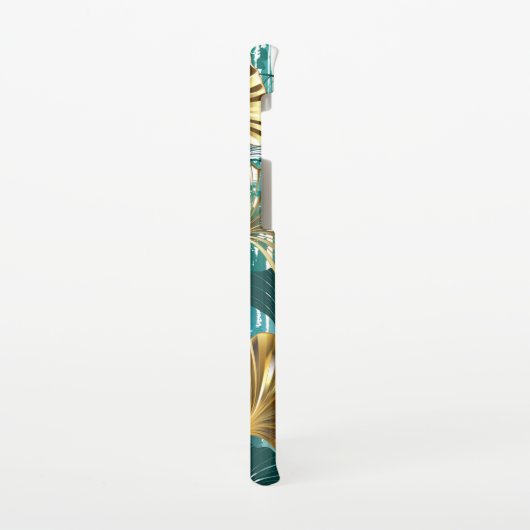 Bijkantoor met Golden Leaves Ginko Biloba Samsung Galaxy Hoesje (Linkerkant)