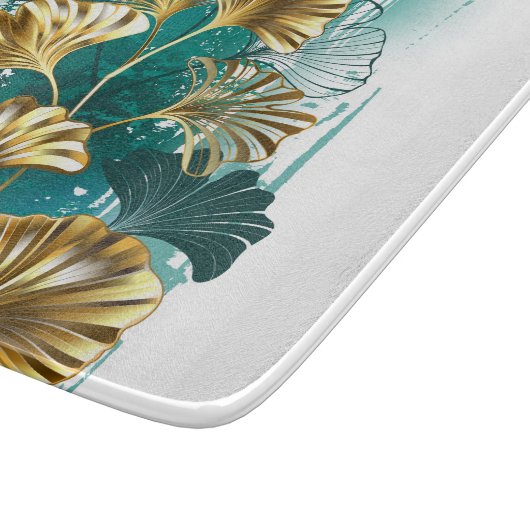 Bijkantoor met Golden Leaves Ginko Biloba Snijplank (Hoek)