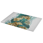 Bijkantoor met Golden Leaves Ginko Biloba Snijplank (Hoek)