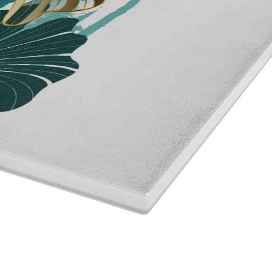 Bijkantoor met Golden Leaves Ginko Biloba Snijplank (Hoek)