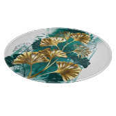 Bijkantoor met Golden Leaves Ginko Biloba Snijplank (Hoek)