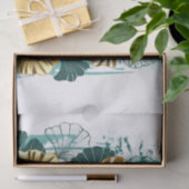 Bijkantoor met Golden Leaves Ginko Biloba Tissuepapier (Geschenk)