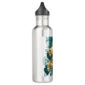 Bijkantoor met Golden Leaves Ginko Biloba Waterfles (Links)