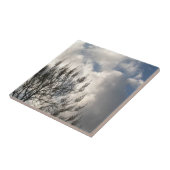 Bijkantoren in de wolken tegeltje (Zijkant)