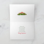 Bijkantoren met kerstkaarsen voor speciale koorden kaart (Binnen)