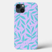 bijkantoren - turquoise en violet - tienen Case-Mate iPhone case (Achterkant)