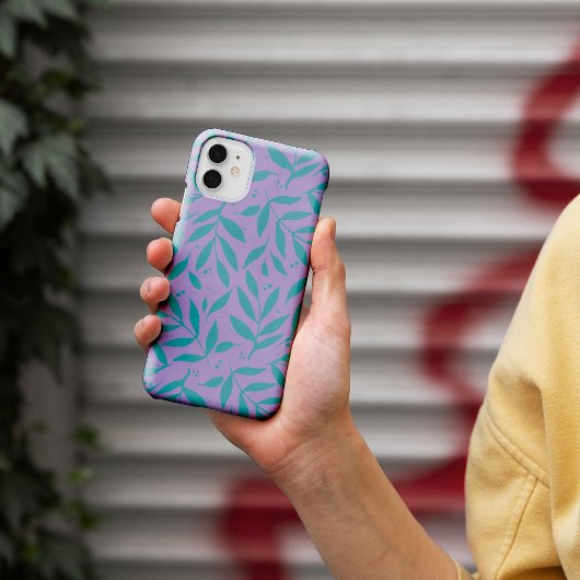 bijkantoren - turquoise en violet - tienen Case-Mate iPhone case