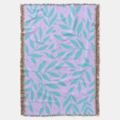 bijkantoren - turquoise en violet - tienen deken (Voorkant Verticaal)