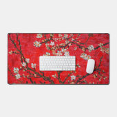 Bijkantoren van de amandelboom in Blossom, Van Gog Bureaumat (Keyboard & Muis)