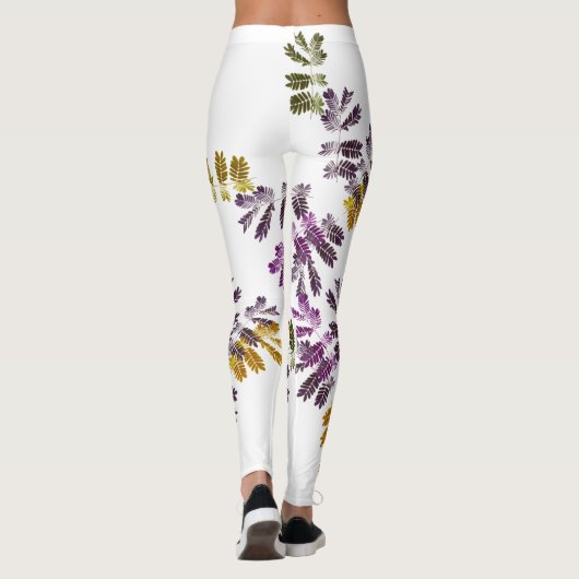 Bijkantoren van de herfst leggings (Achterkant)