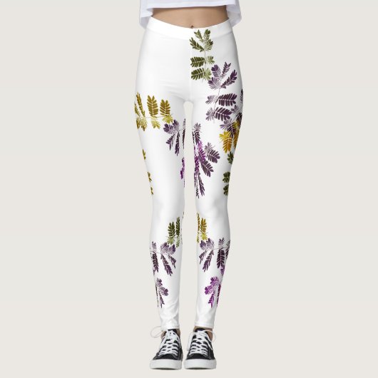 Bijkantoren van de herfst leggings (Voorkant)