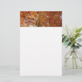 Bijkantoren van de najaarsbeweging van de Sinaasap Briefpapier (Staand voorkant)