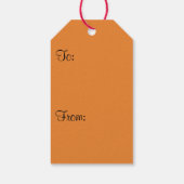 Bijkantoren van de najaarsbeweging van de Sinaasap Cadeaulabel (Achterkant)