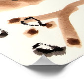 Bijkantoren van eikenhout poster (Hoek)