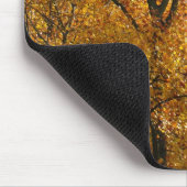 Bijkantoren van gele bladeren Helderheid in de her Muismat (Hoek)