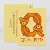 Bijkomende Beren ~ Gekwalificeerde scripts ~ Flash Briefkaart (Voorkant / Achterkant)