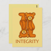 Bijkomende Beren ~ Integriteitsscripts Briefkaart (Voorkant / Achterkant)