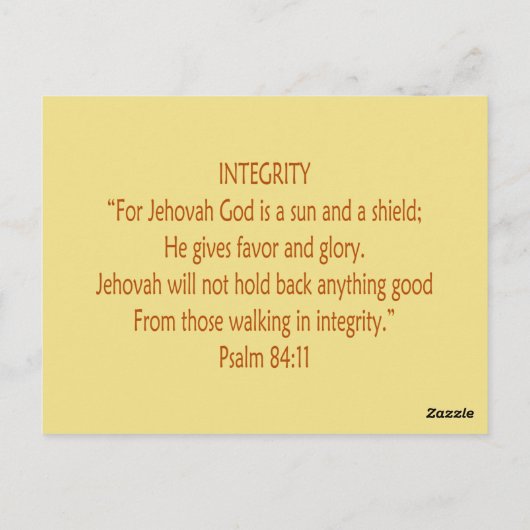 Bijkomende Beren ~ Integriteitsscripts Briefkaart (Achterkant)