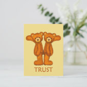 Bijkomende Beren ~ Trust Scripts ~ Flashcard Briefkaart (Staand voorkant)