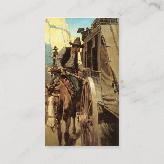 Bijkomende wet door NC Wyeth Visitekaartje (Achterkant)