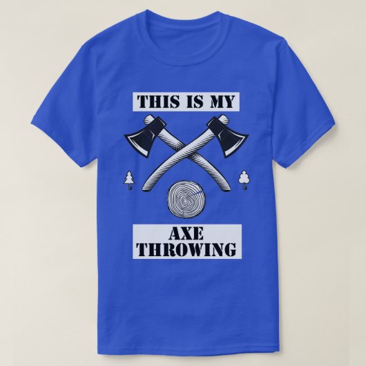 bijl gooien 128 t-shirt (Design voorkant)