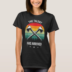 Bijl gooien Het talent is aangekomen Hatchet Tossi T-shirt